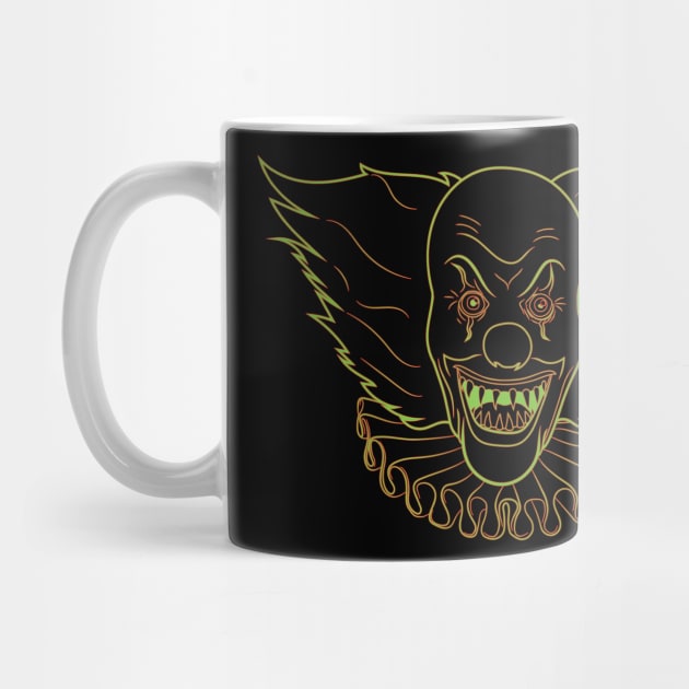 Psycho clown by IndiesignTees